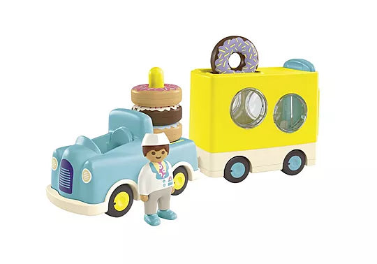 PLAYMOBIL - Junior - Camion de donuts