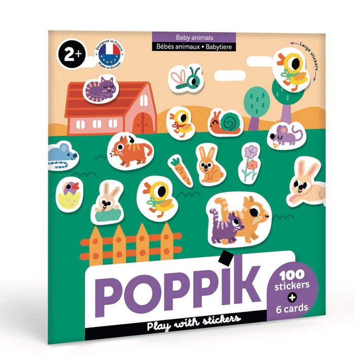 POPPIK - 6 CARDS + 96 STICKERS