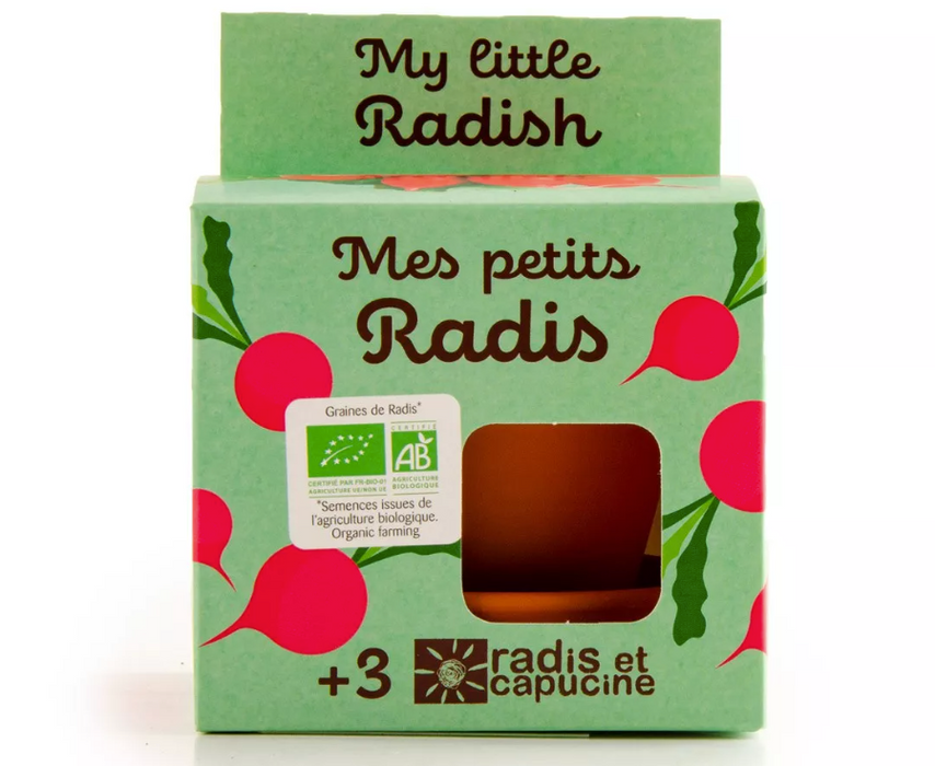 Radis et Capucine - Mes Petits Pots 8cm