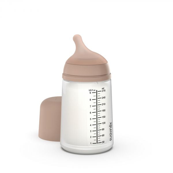 Suavinex (béaba) - Medium flow anti-colic bottle S (180mL)