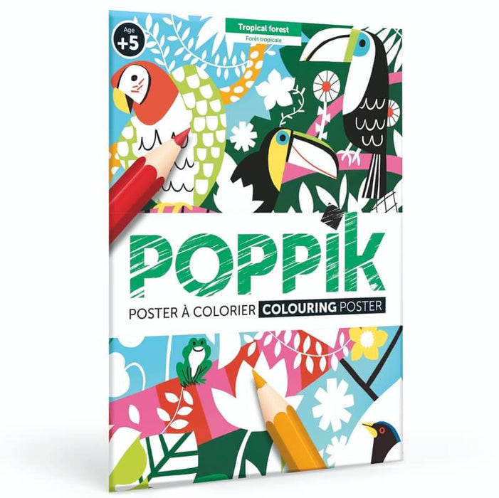 POPPIK - POSTER A COLORIER
