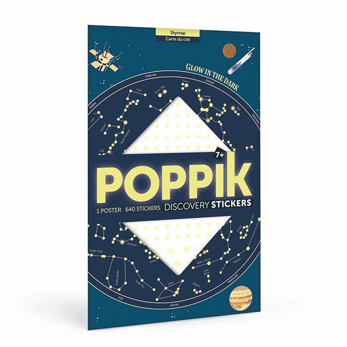 POPPIK - EDUCATIONAL POSTER + 38 STICKERS