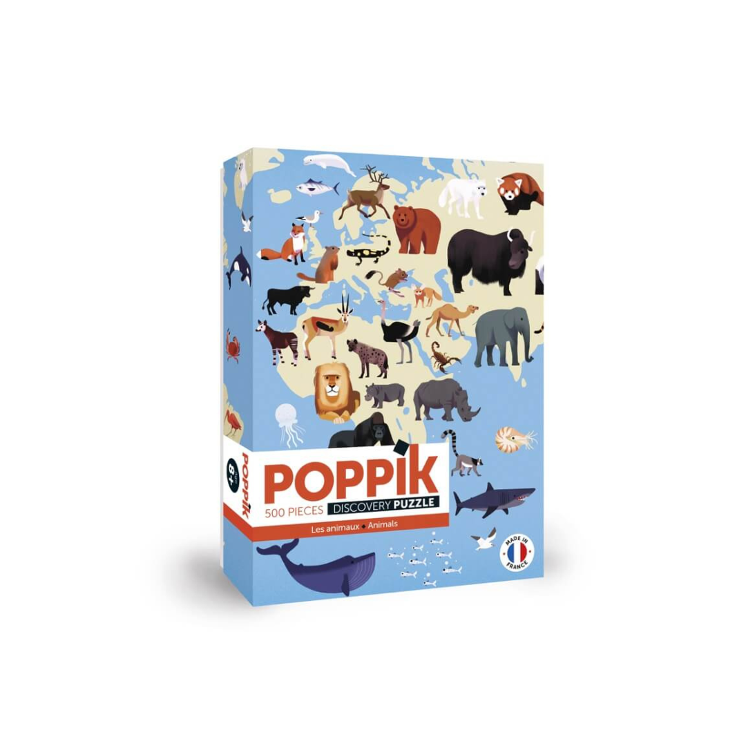Poppik - Puzzle animaux 500p