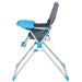 Bambisol - Chaise haute Grise & Turquoise - BIICOU