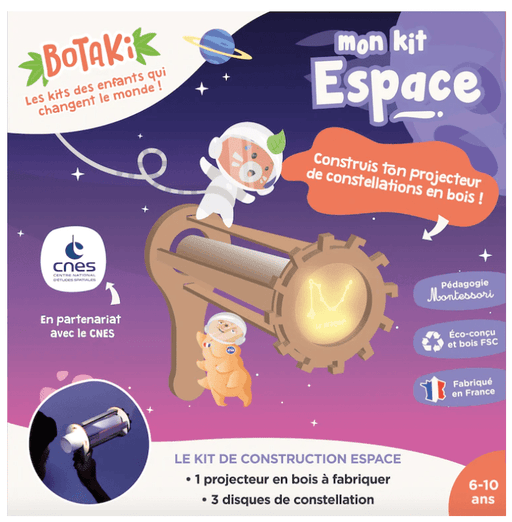 Botaki - Kit espace | Construis ton projecteur de constellations - BIICOU
