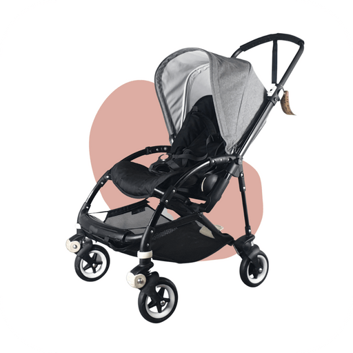 Bugaboo - Bee 5 - Duo Canopy grise avec/sans nacelle - BIICOU