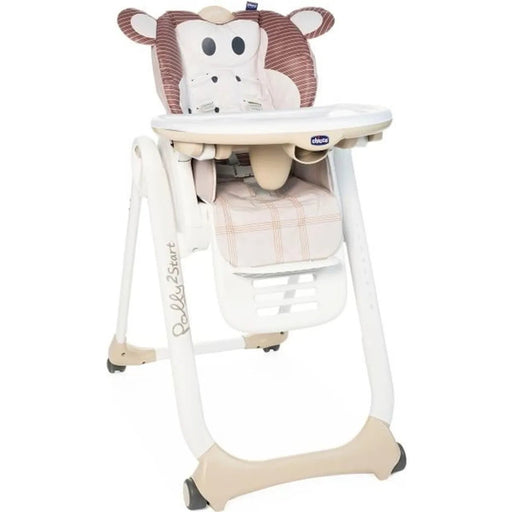 Chicco - Chaise haute Polly 2 Start Monkey - BIICOU