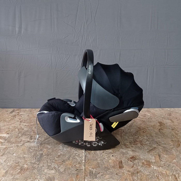 Cybex - Siège Auto Cloud Z2 i-Size Platinum Noir - BIICOU