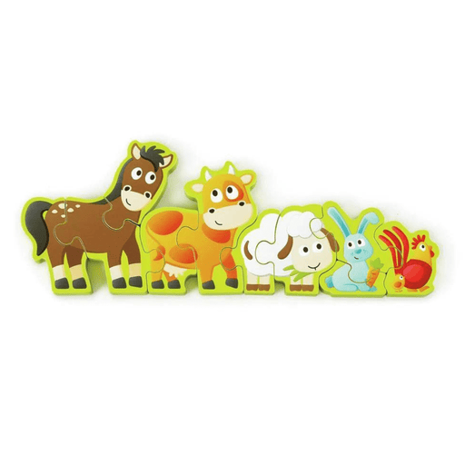 Hape - Puzzle nombre et animaux - BIICOU