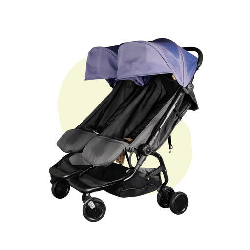 Mountain Buggy - Nano double Canopy Bleue - BIICOU