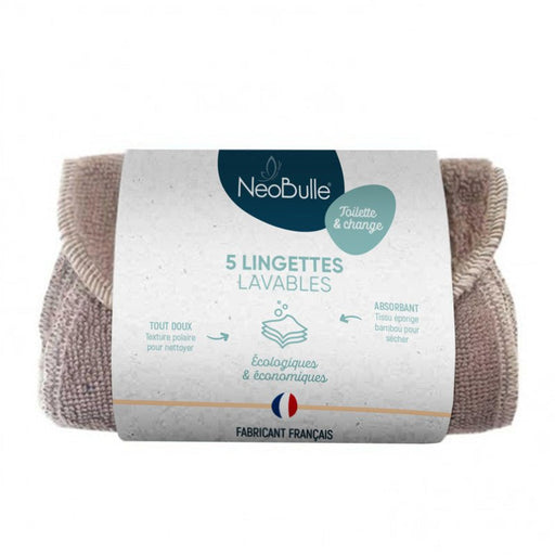 Neobulle - Lingettes lavables x5 - BIICOU